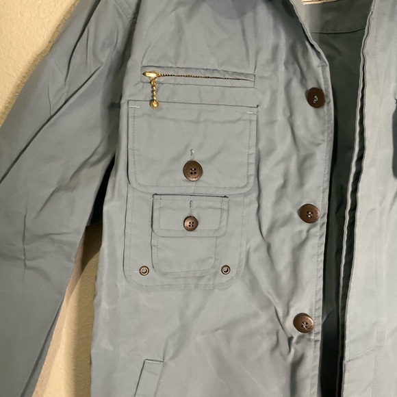 Penfield Jacket Womens Large Trailwear Hudson Waxcloth Blue‎ Hiking - Picture 2 of 16